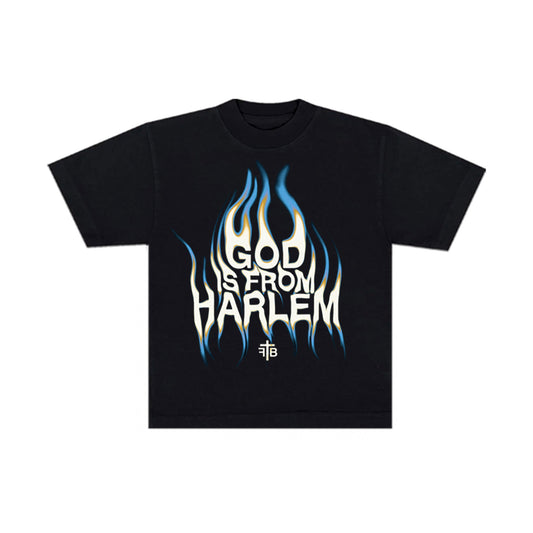 God Is From Harlem Tee (Black)