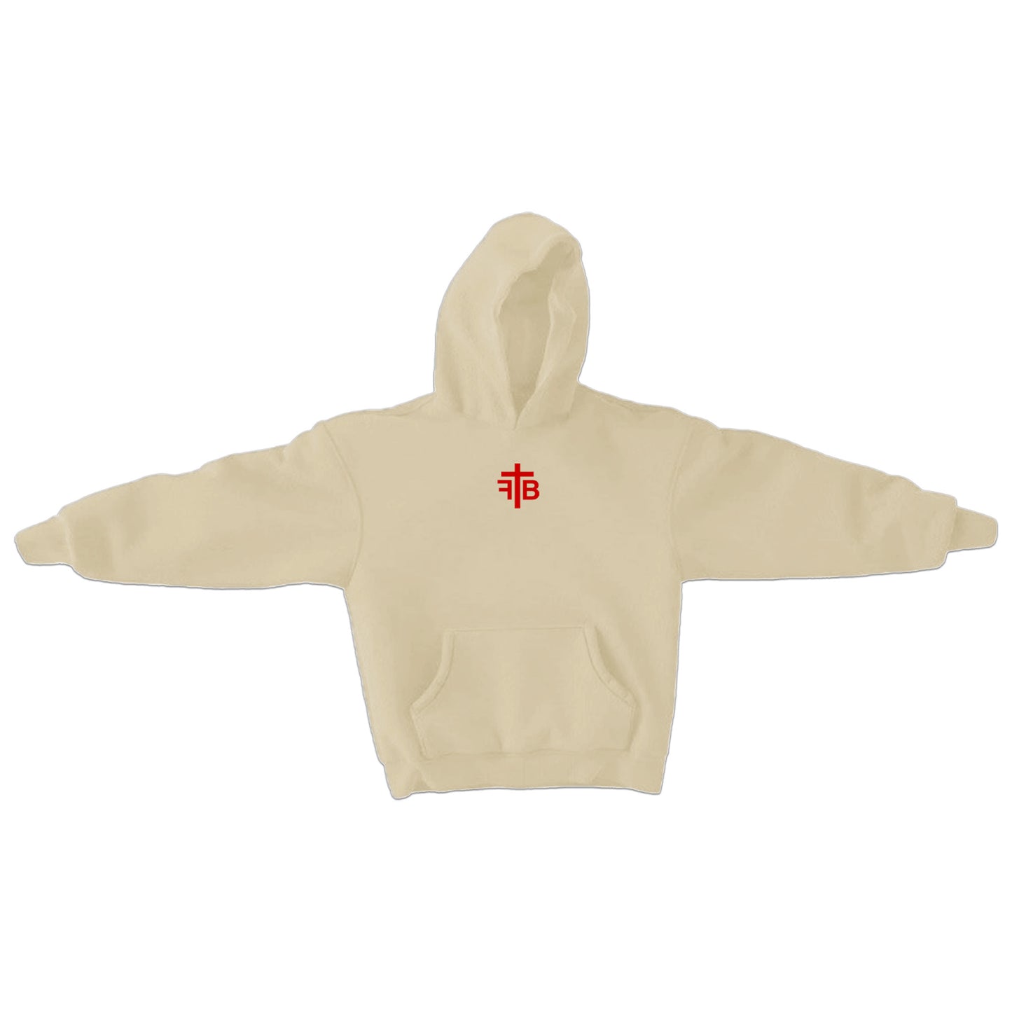 God Is From Harlem Graffiti Hoodie (Cream)