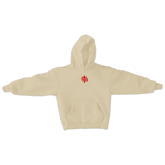 God Is From Harlem Graffiti Hoodie (Cream)